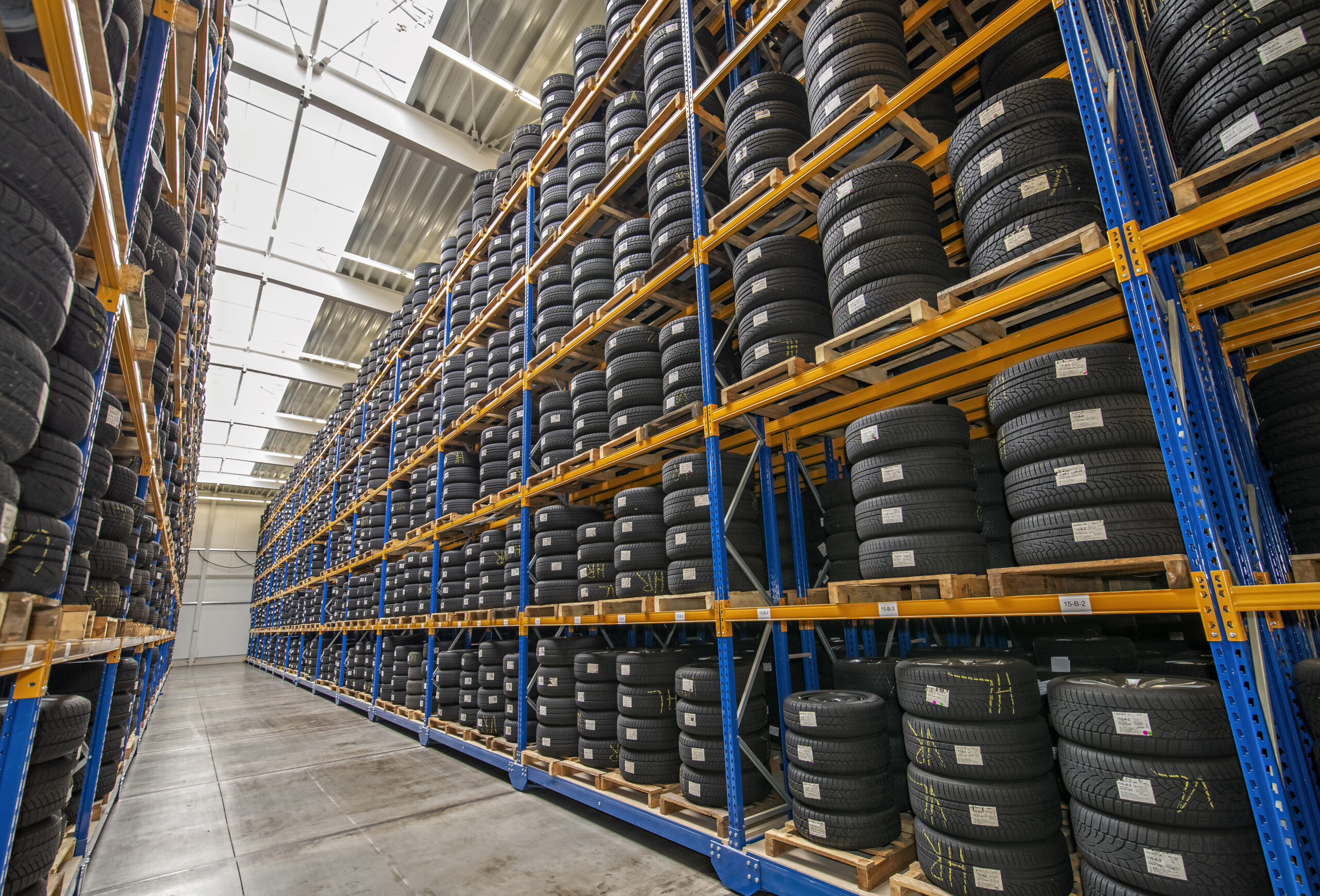 Automated Tire Storage and Retrieval Control System