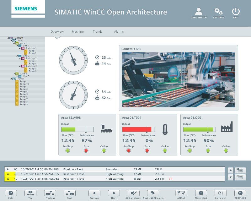 SIMATIC WinCC OA SCADA and HMI Platform