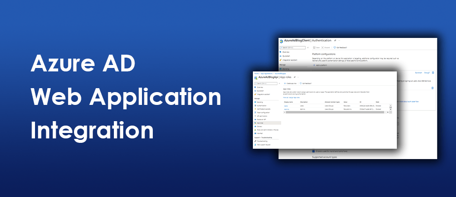 Configuring Azure AD Authentication for a React/ASP.NET Core 5.0 Web App