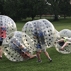 DMC Bubble Soccer Activity Fund Event