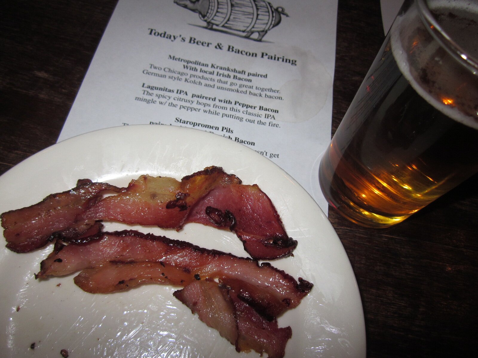 Beer, and Bacon, and DMC