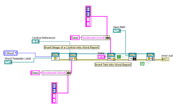 LabVIEW NI Report Generation Toolkit- Using Word Templates to Create Reports