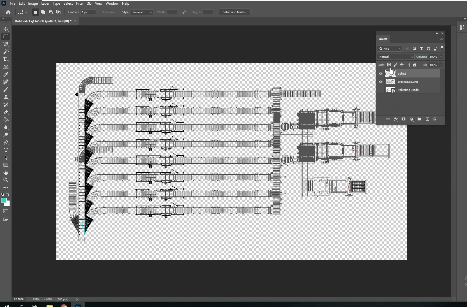 Create a new Fill Layer using the dropdown navigation: Layer New Fill Layer Solid Color