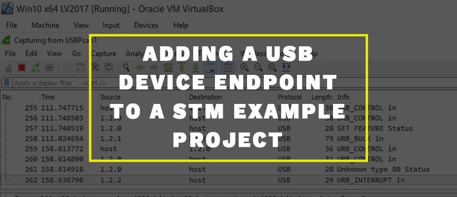 Adding a USB Device Endpoint to an STM Example Project