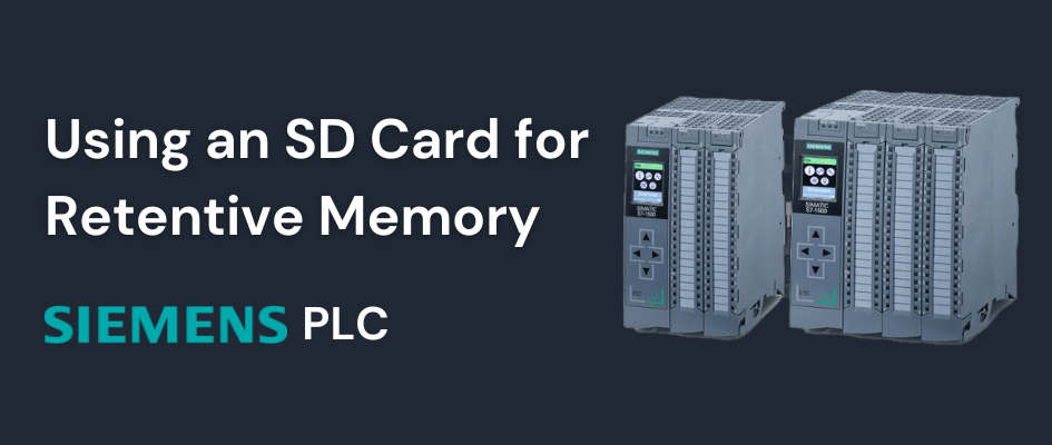 Using an SD Card for Retentive Memory – Siemens PLC