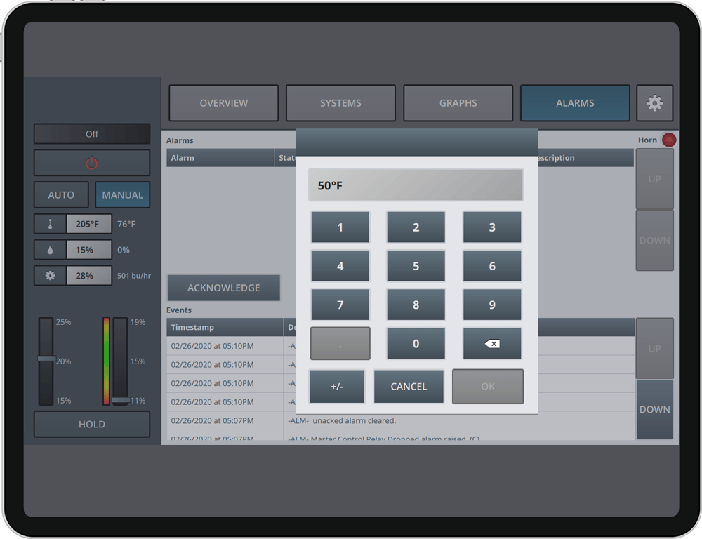 embedded UI linux tablet