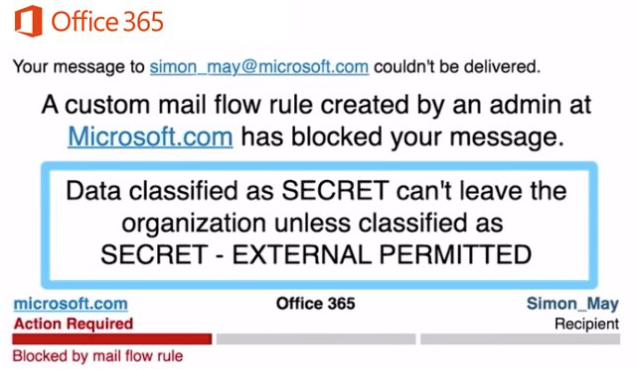 Office 365 Custom Mail Flow Rule