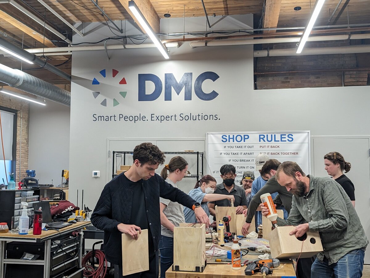 Assembling the speaker box