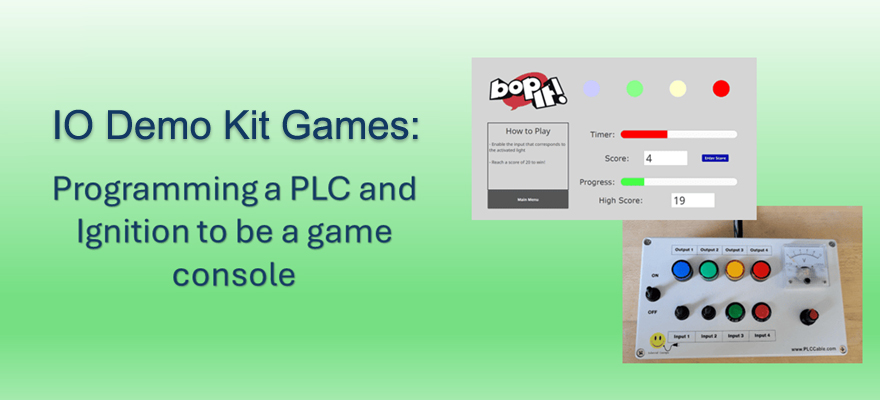 Programming a PLC to be a Game Console