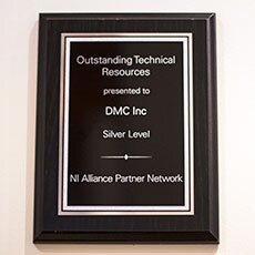 DMC Receives National Instruments Outstanding Technical Resources Award