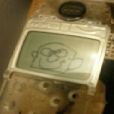 LCD Paint with Nokia 3310 screen and 8051 Microcontroller