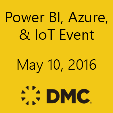 DMC’s Power BI, Azure, and Azure IoT Event