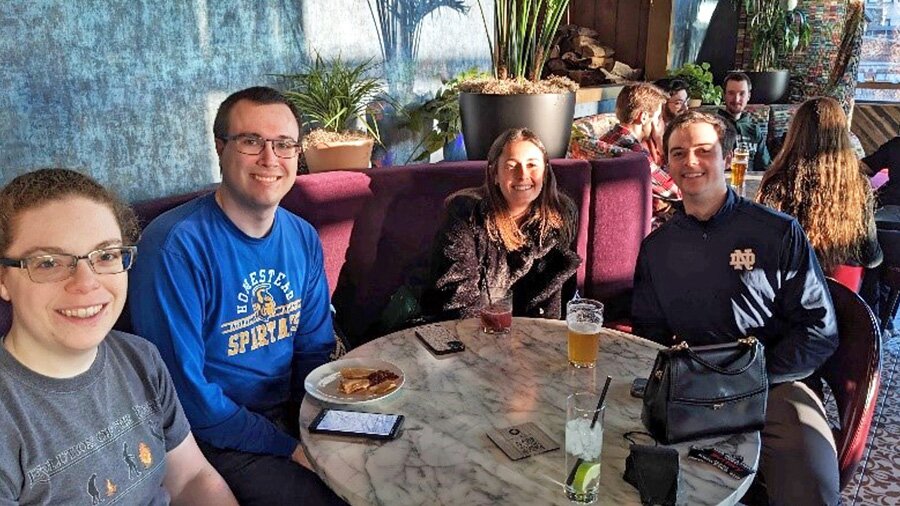 colleagues around a table