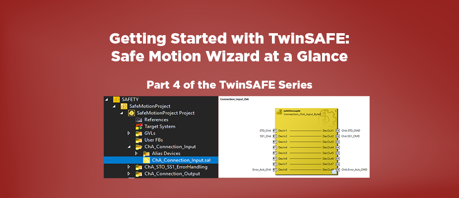 Getting Started with TwinSAFE: Safe Motion Wizard at a Glance