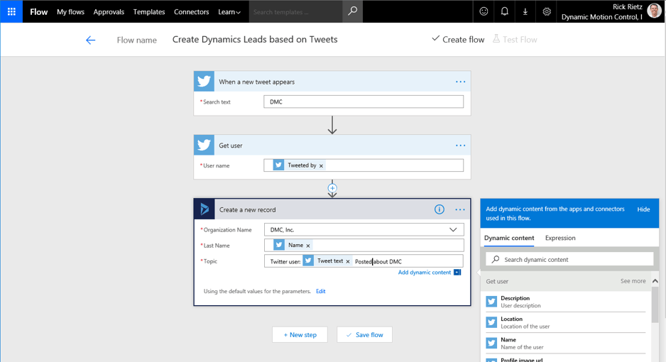 flow example