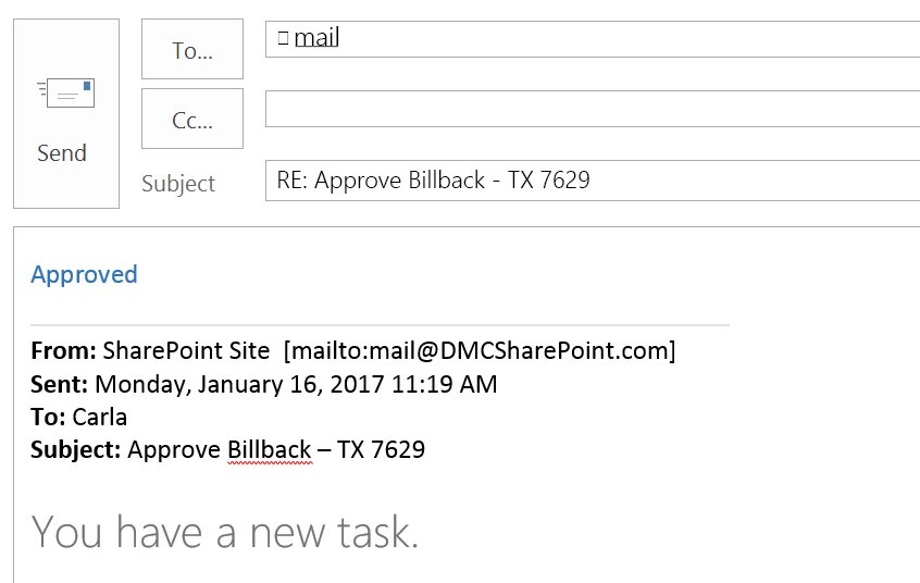 Microsoft-SharePoint-Outlook-Email-Task-Approval
